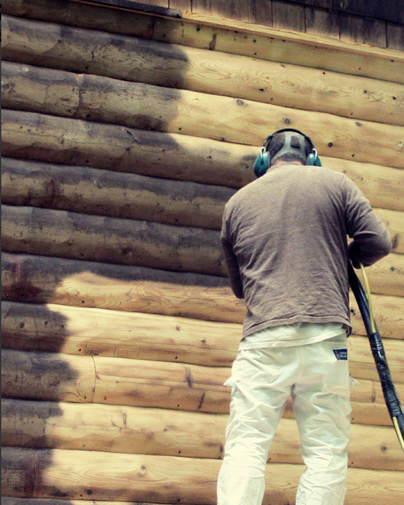 Wood/Log Restoration, Repair, and Prep