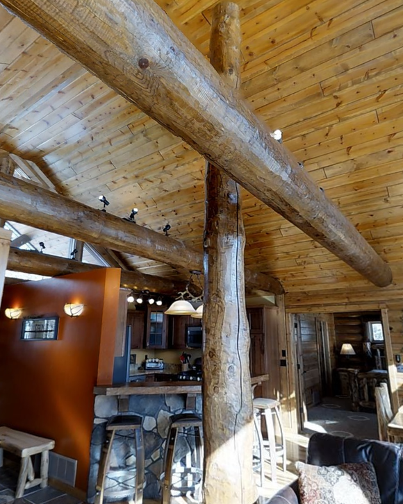 post posts beam beams log logs timber timbers support decorative structural golden eagle log timber homes log home mart parmeter