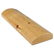 4" Log Trim - Peeled Surface - #811 - Window & Door Casing Trim and Baseboard
