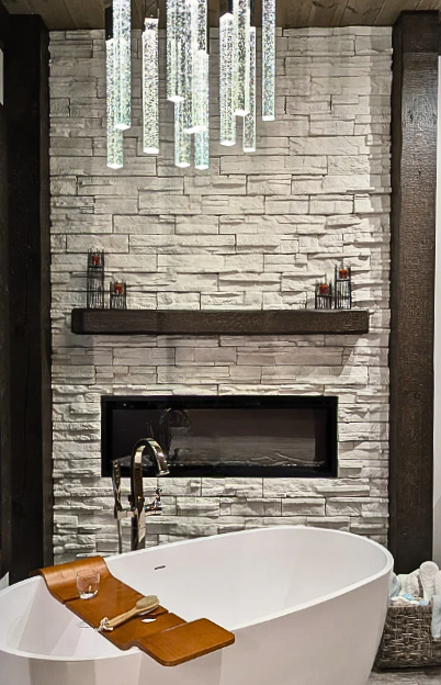 Eastern White Pine Rustic Timber Mantel | 4" x 8" x 72"