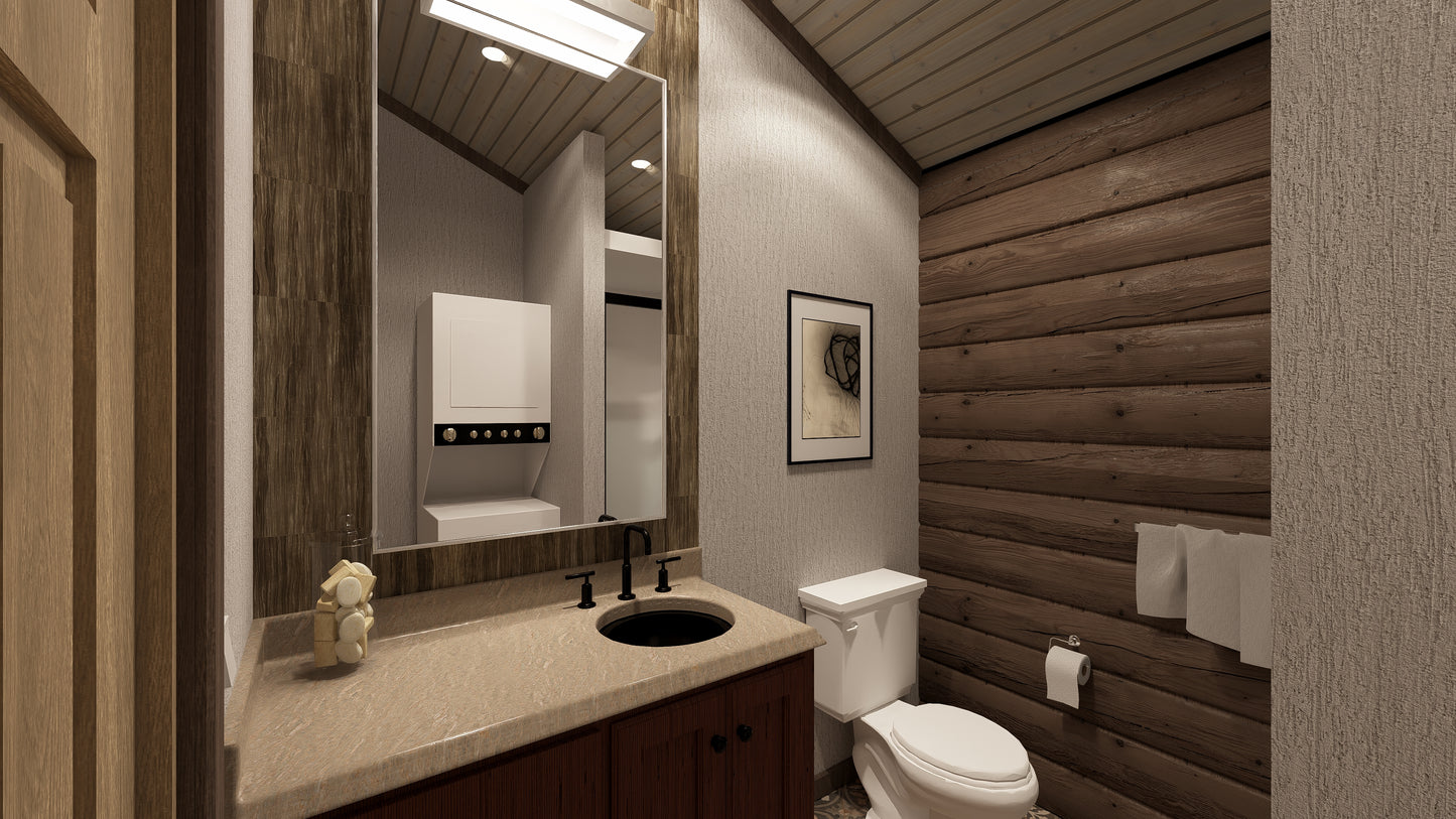 Log Cabin kit tiny home shell kit log home package hunting cabin