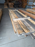 Clearance - "Weathered Barn Look" Pine Half Log Siding 2x10 With Beveled Edge On Sale
