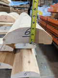 Clearance - #467 4 x 10 Half Log Siding Rustic Grade For Sale