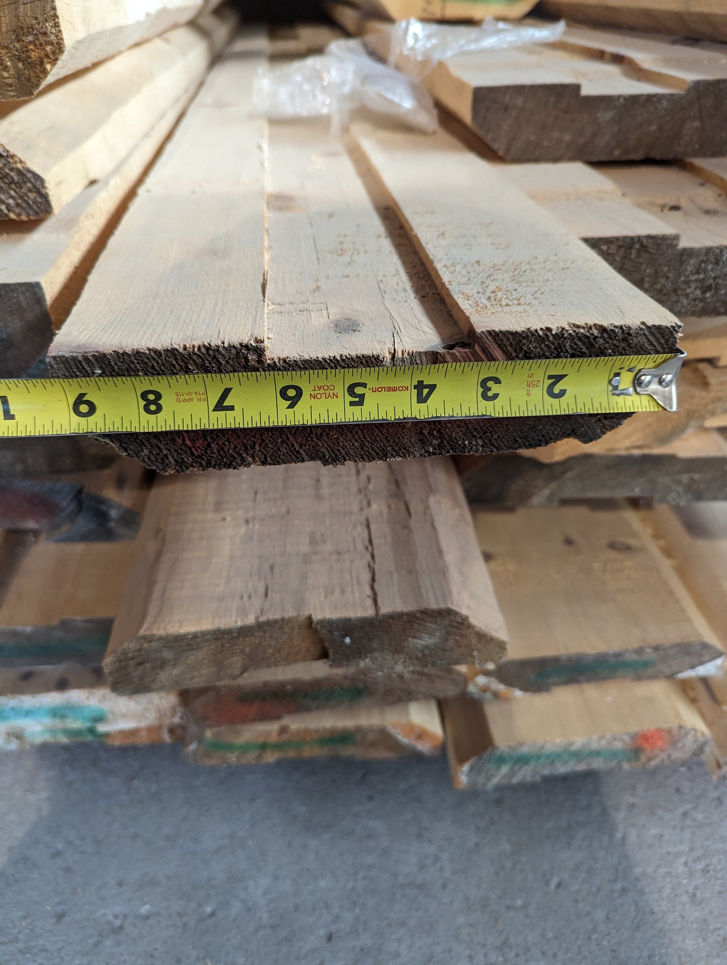 Clearance - 2 Variations of #469 3x10 Pine Half Log Siding For Sale
