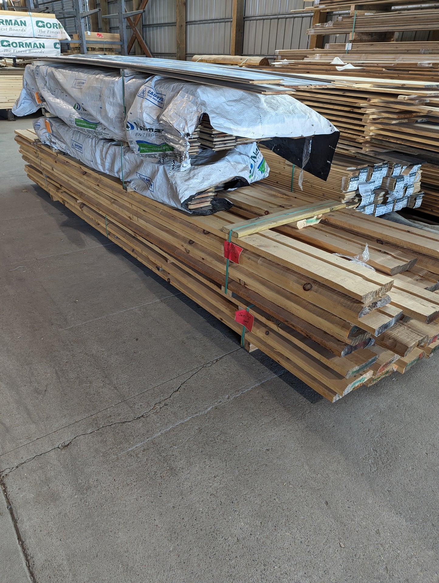 Clearance - 2 Variations of #469 3x10 Pine Half Log Siding For Sale