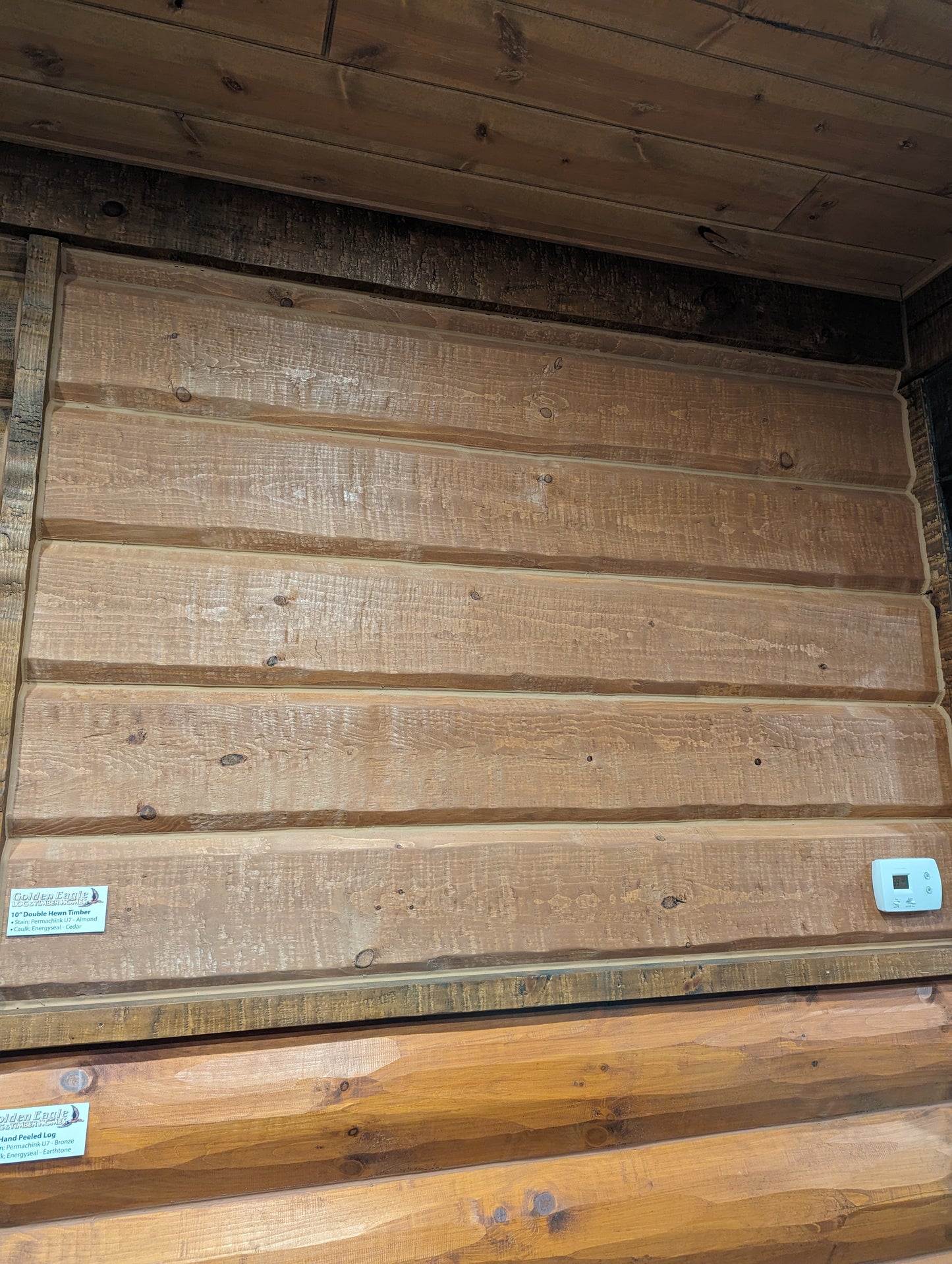 Clearance - 2 Variations of #469 3x10 Pine Half Log Siding For Sale