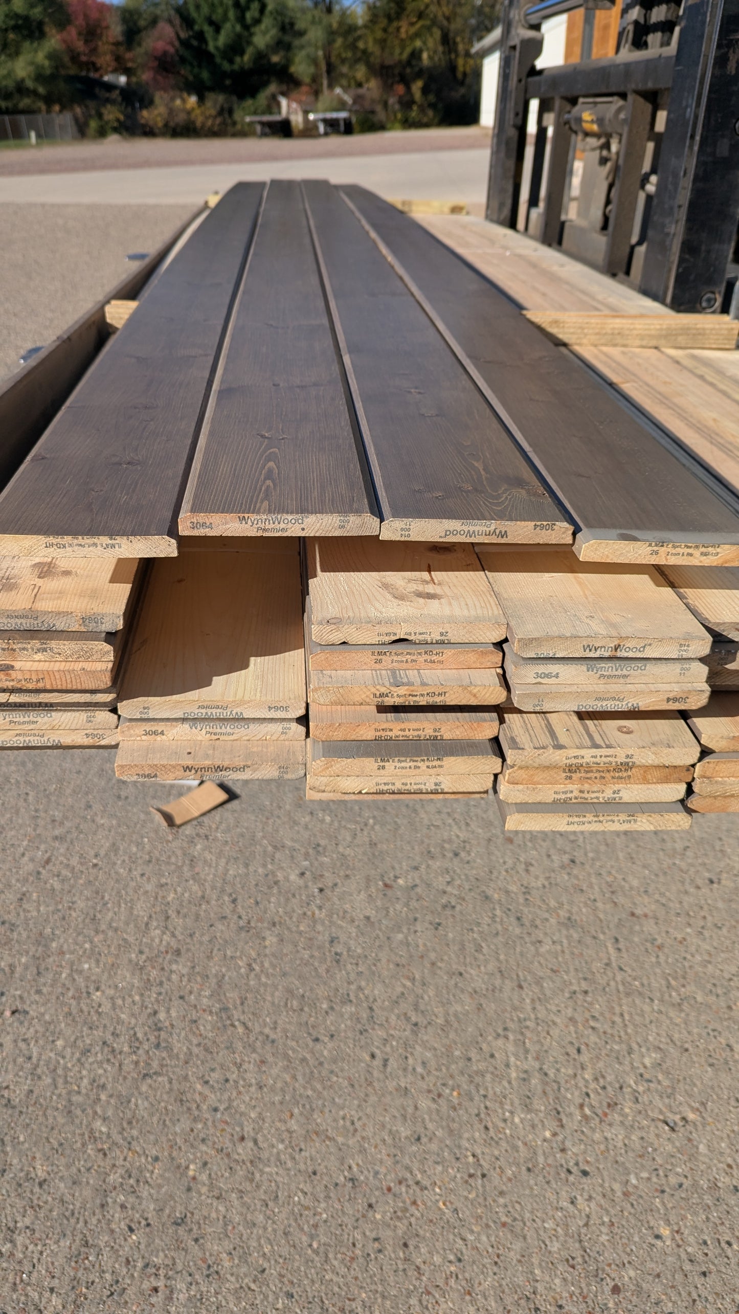 Clearance - 1" x 6" x 14' Beveled Trim - Pre-finished Graywash