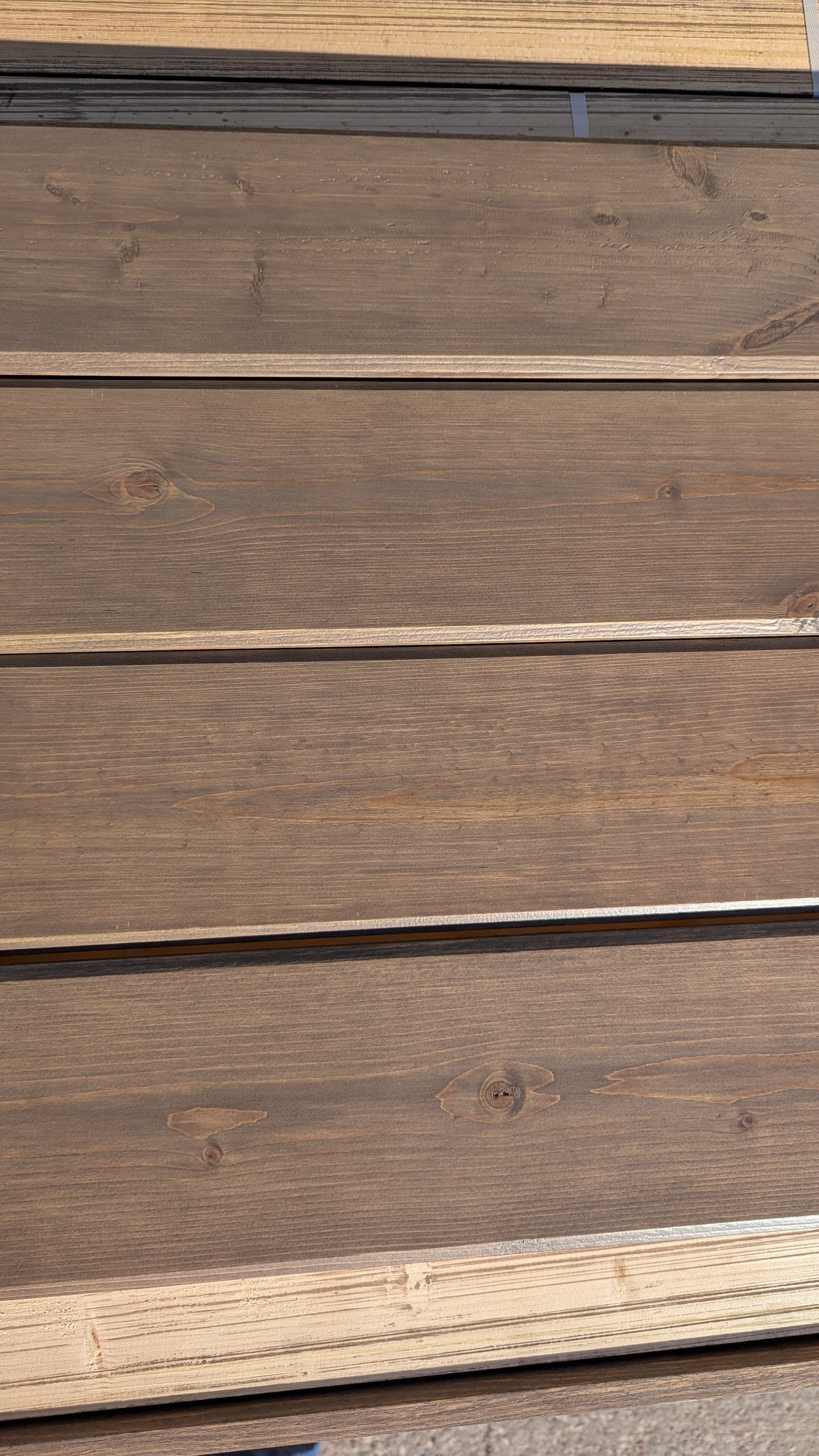Clearance - 1" x 6" x 14' Beveled Trim - Pre-finished Graywash