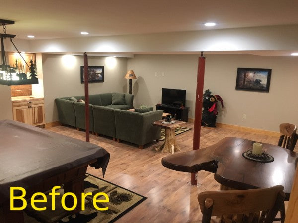 Clearance - Decorative Pine Log Post Wraps