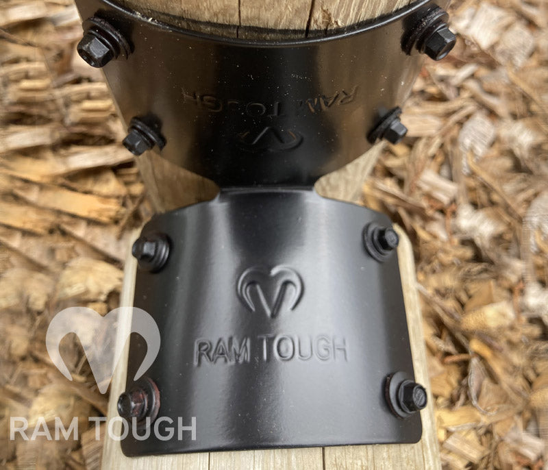 Bracket for Railing, Posts, Fencing - Ram Tough Post & Rail Bracket