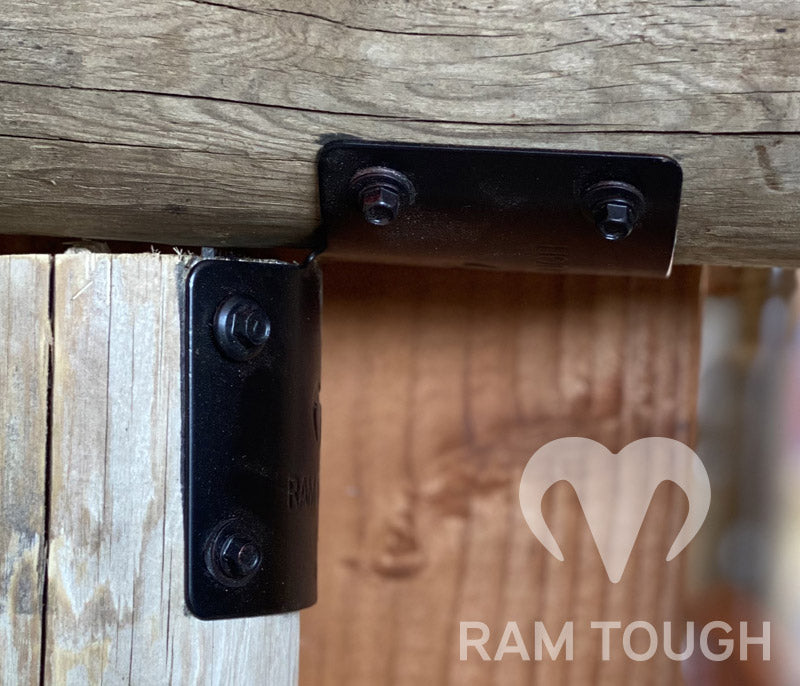 Bracket for Railing, Posts, Fencing - Ram Tough Post & Rail Bracket