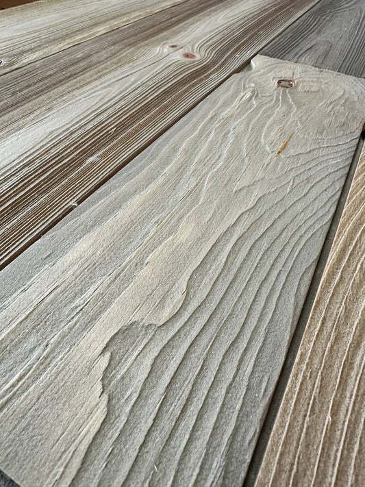 CLEARANCE - "Wind-Worn" Un-Finished Trim - Rustic Textured - Solid Wood Trim
