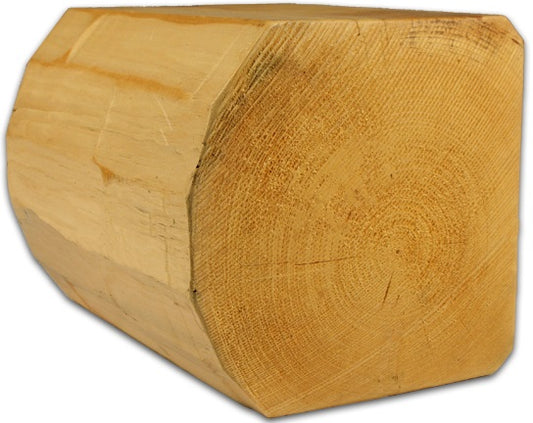 10" x 10" Super-Round D-Profile - Full Log - #165 Machine Peeled