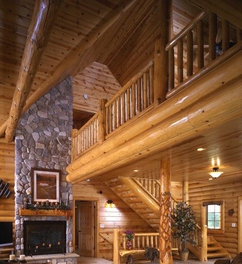 29" x 3" Cedar Log Spindle Baluster