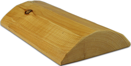 3" x 10" Super Round Quality Quarter-Log Siding - Machine-Peeled Surface - Profile #457 - Cabin-Grade