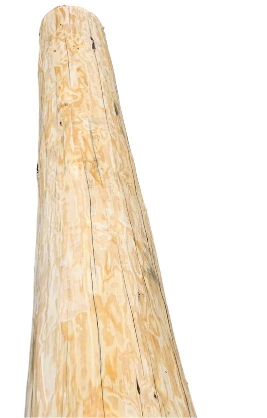 Natural Rustic Tie Beams - 9"-12" Diameter - Pine