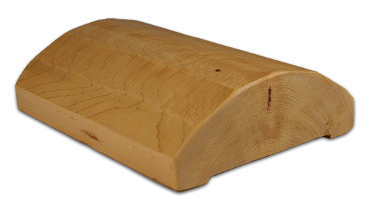 4"x10" Super Round Cabin Grade Half Log- Machine Peeled Surface - #467