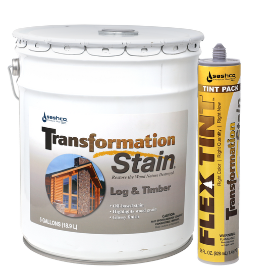 Flex Tint™ - Oil-Based - Transformation Stain® Log and Timber - Exterior Stain and Sealer