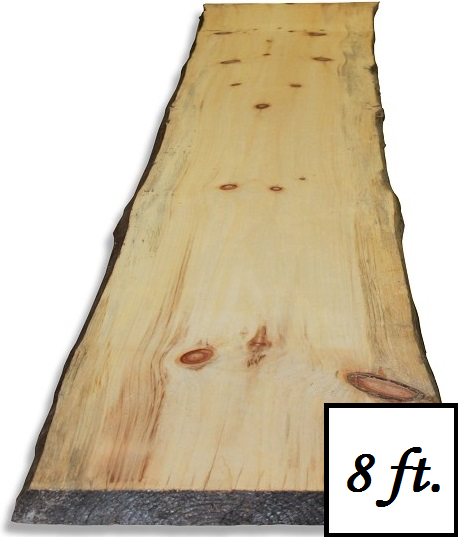 rustic live edge tree bar table counter top pine