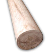 6" Diameter Peeled Rustic Cedar Log Post