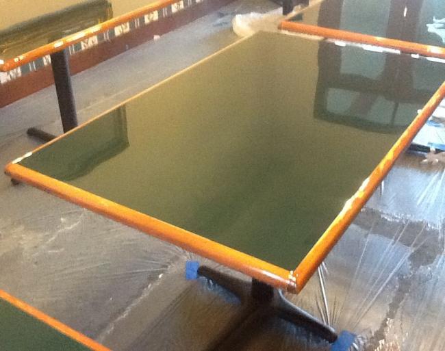 Crystal Sheen® (Commercial) Pour-On, High-Gloss Epoxy Resin Finish - 1 Gallon Kit - For Bars & Tables