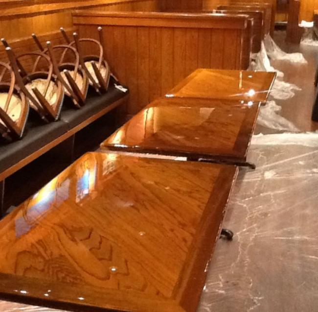 Crystal Sheen® (Commercial) Pour-On, High-Gloss Epoxy Resin Finish - 1 Gallon Kit - For Bars & Tables