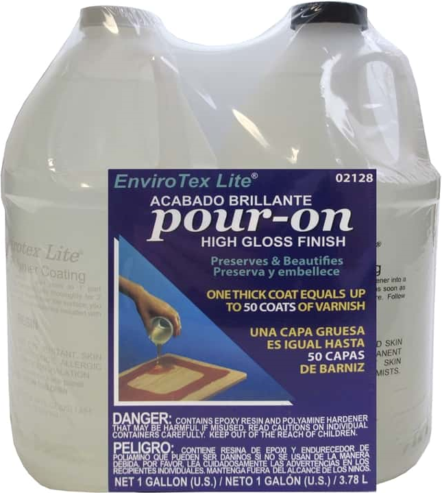 envirotex lite pour on self leveling expoxy resin clear coat bar table clear epoxy resin durable tough bar strong high gloss