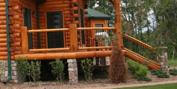 Rustic Pine Post - Peeled - #543 - Tree Trunk Column Support Pole Air-Dried
