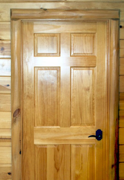 4" Log Trim - Peeled Surface - #811 - Window & Door Casing Trim and Baseboard