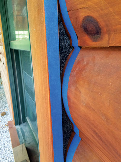 log gap cap foam caulk backer rod gasket tape sealant energy savings heat loss log home protection remodel trim windows doors bugs