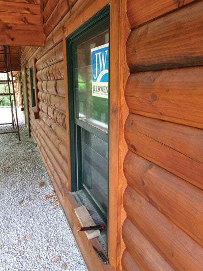 log gap cap foam caulk backer rod gasket tape sealant energy savings heat loss log home protection remodel trim windows doors bugs