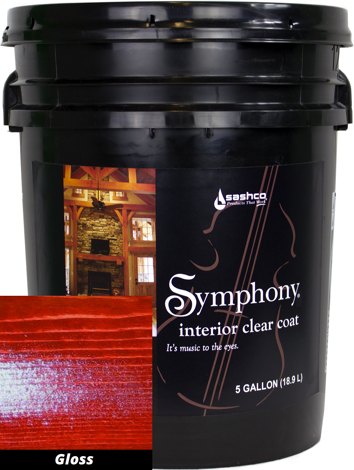 Sashco Symphony Interior Clear Coat Topcoat Gloss
