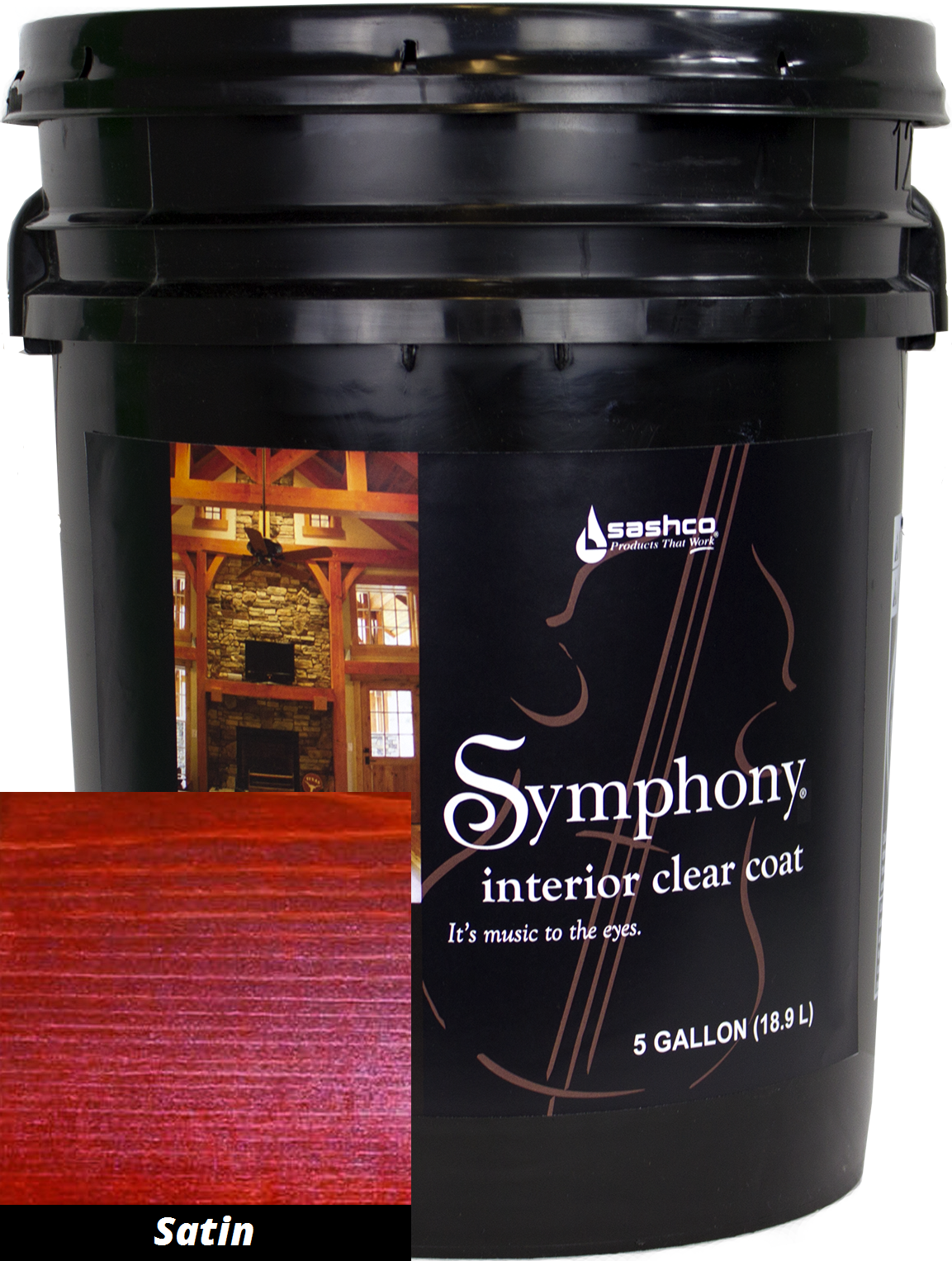 Sashco Symphony Interior Clear Coat Topcoat Satin