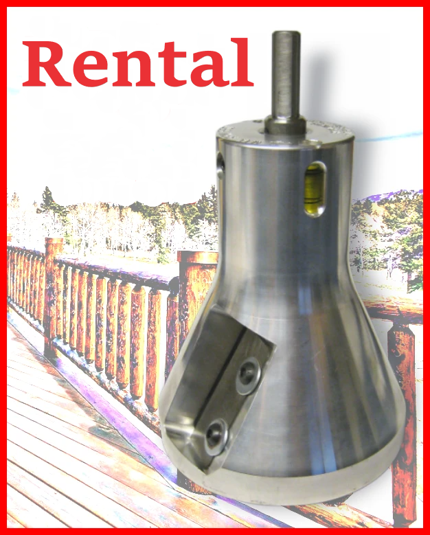 tenon cutter rental railing taper log railing drill tool cutter cone mortis