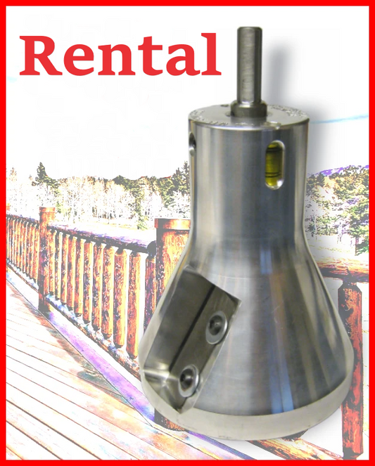 tenon cutter rental railing taper log railing drill tool cutter cone mortis