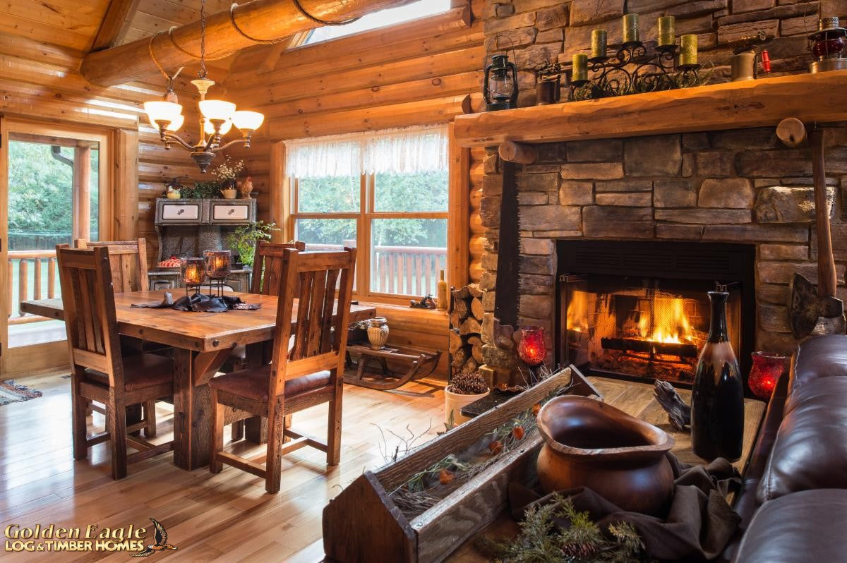 round long rustic log timber tree like tie beam beams rafter rafters ceiling great room loft pine golden eagle log home mart tod sharon jay sarah zachary zack zak zac zach parmeter beam beam beam beam beam log beam round beam tree beam
