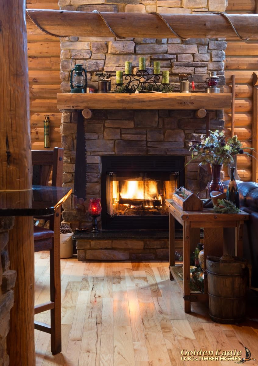 round long rustic log timber tree like tie beam beams rafter rafters ceiling great room loft pine golden eagle log home mart tod sharon jay sarah zachary zack zak zac zach parmeter beam beam beam beam beam log beam round beam tree beam