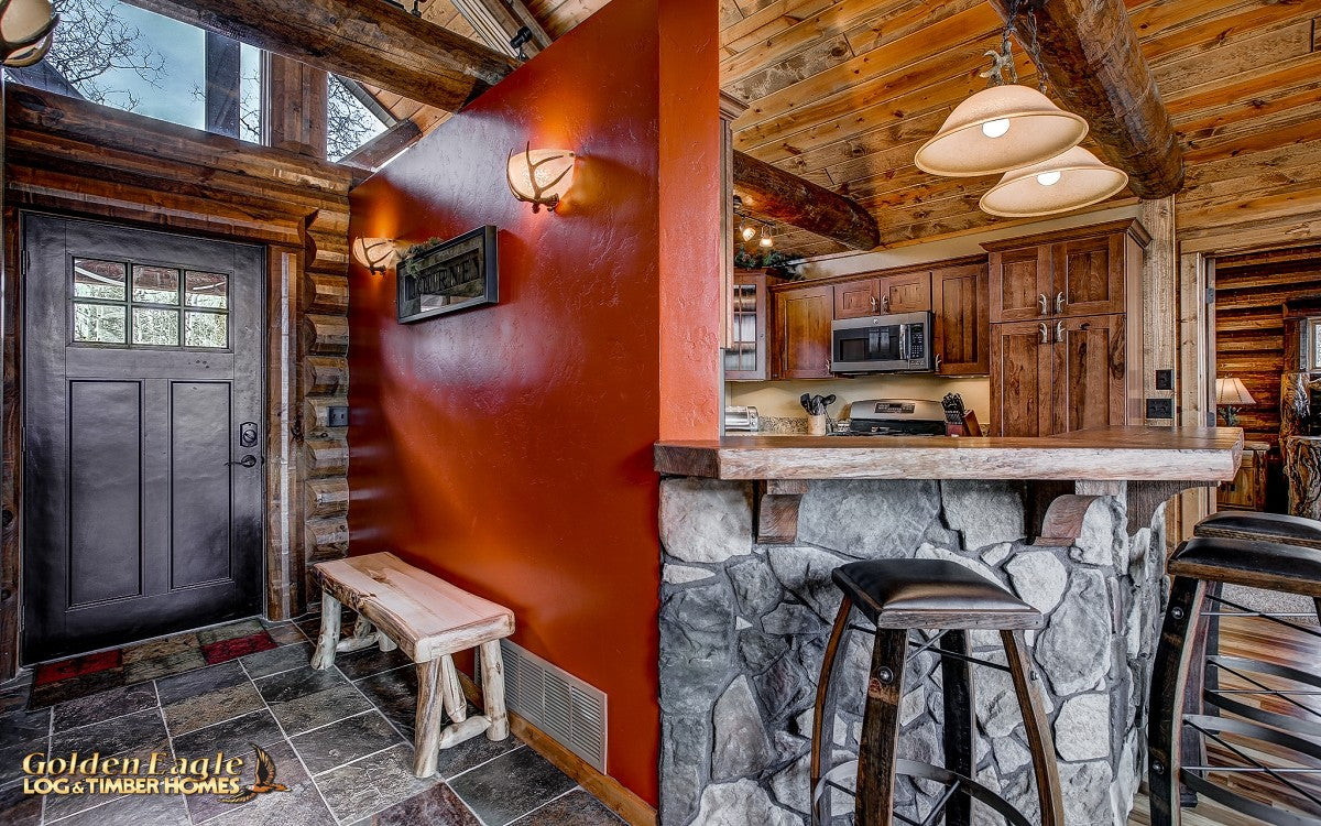 round long rustic log timber tree like tie beam beams rafter rafters ceiling great room loft pine golden eagle log home mart tod sharon jay sarah zachary zack zak zac zach parmeter beam beam beam beam beam log beam round beam tree beam