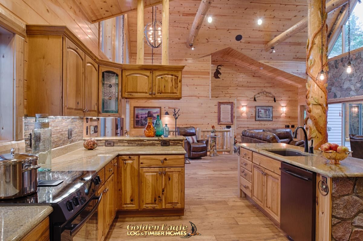 round long rustic log timber tree like tie beam beams rafter rafters ceiling great room loft pine golden eagle log home mart tod sharon jay sarah zachary zack zak zac zach parmeter beam beam beam beam beam log beam round beam tree beam