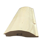 2 x 8 Quarter Log Siding - Shiplap - Peeled - #409