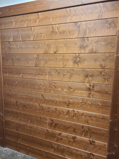 Clearance: Pre-Finished 1x8 Tongue and Groove Siding – “Rustic Chestnut” Premium Wood Paneling