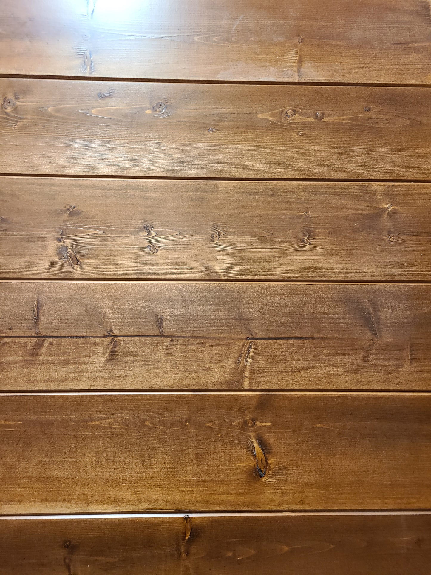 Clearance: Pre-Finished 1x8 Tongue and Groove Siding – “Rustic Chestnut” Premium Wood Paneling