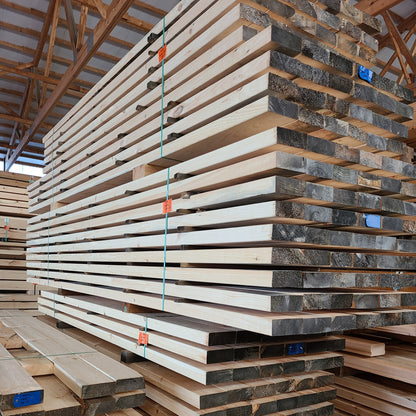 3" x 8" Milled White Pine Timbers - #836