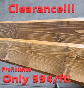 CLEARANCE - "Nutmeg" Trim Prefinished 1x4 double-beveled ceiling door window casing pre-stained baseboard for sale