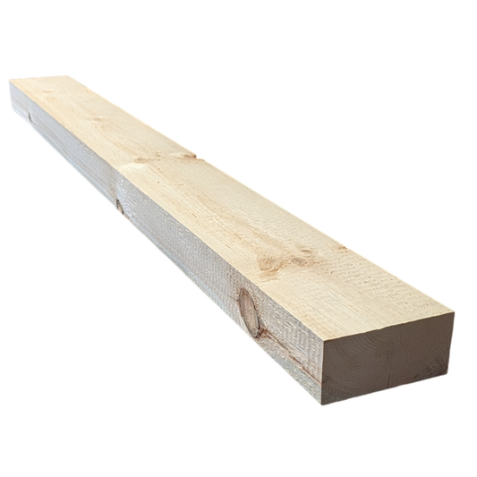 Eastern White Pine Rustic Timber Mantel | 4" x 8" x 72"