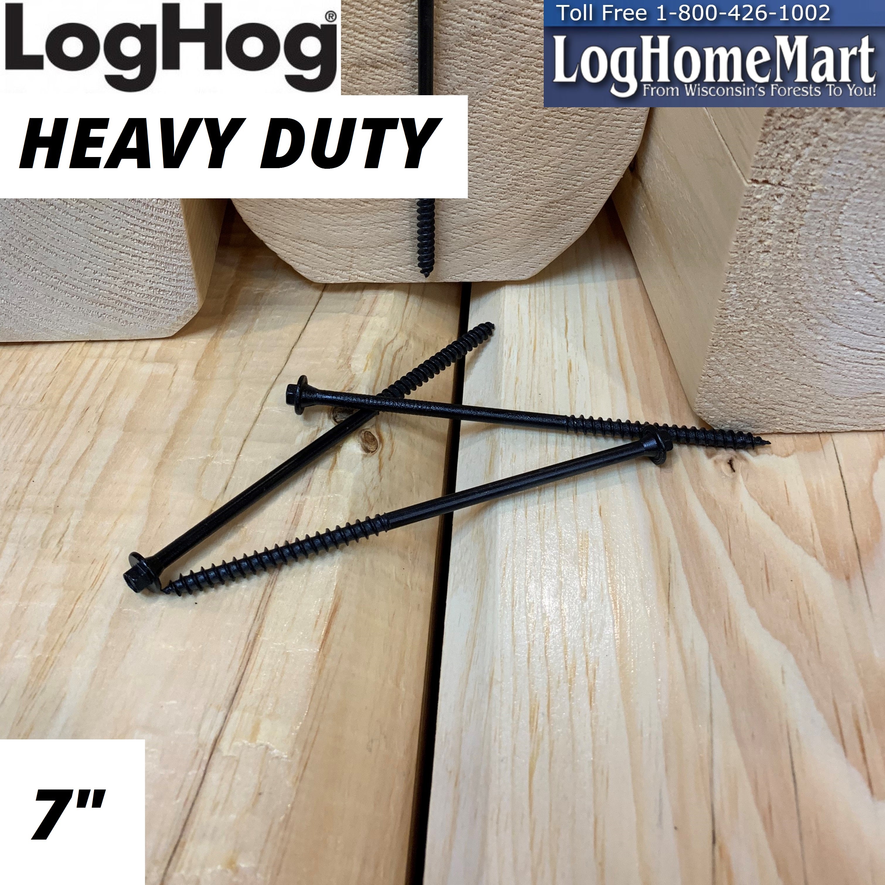 Log Screw Shell Log & Timber Screws – Log Home Mart