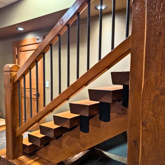 EZ Timber Metal Stair Bracket - Regular - (2 Pack)