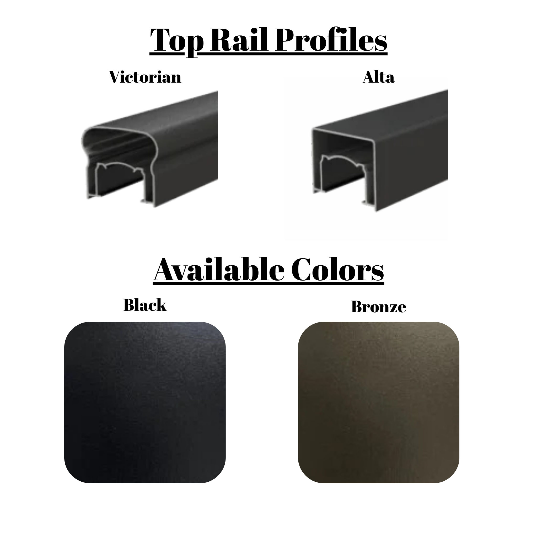 Aluminum Baluster Railing Systems – Log Home Mart
