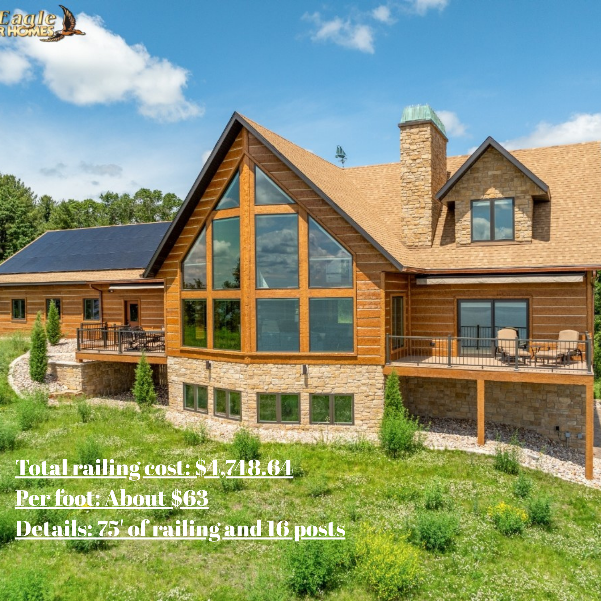Aluminum Baluster Railing Systems – Log Home Mart