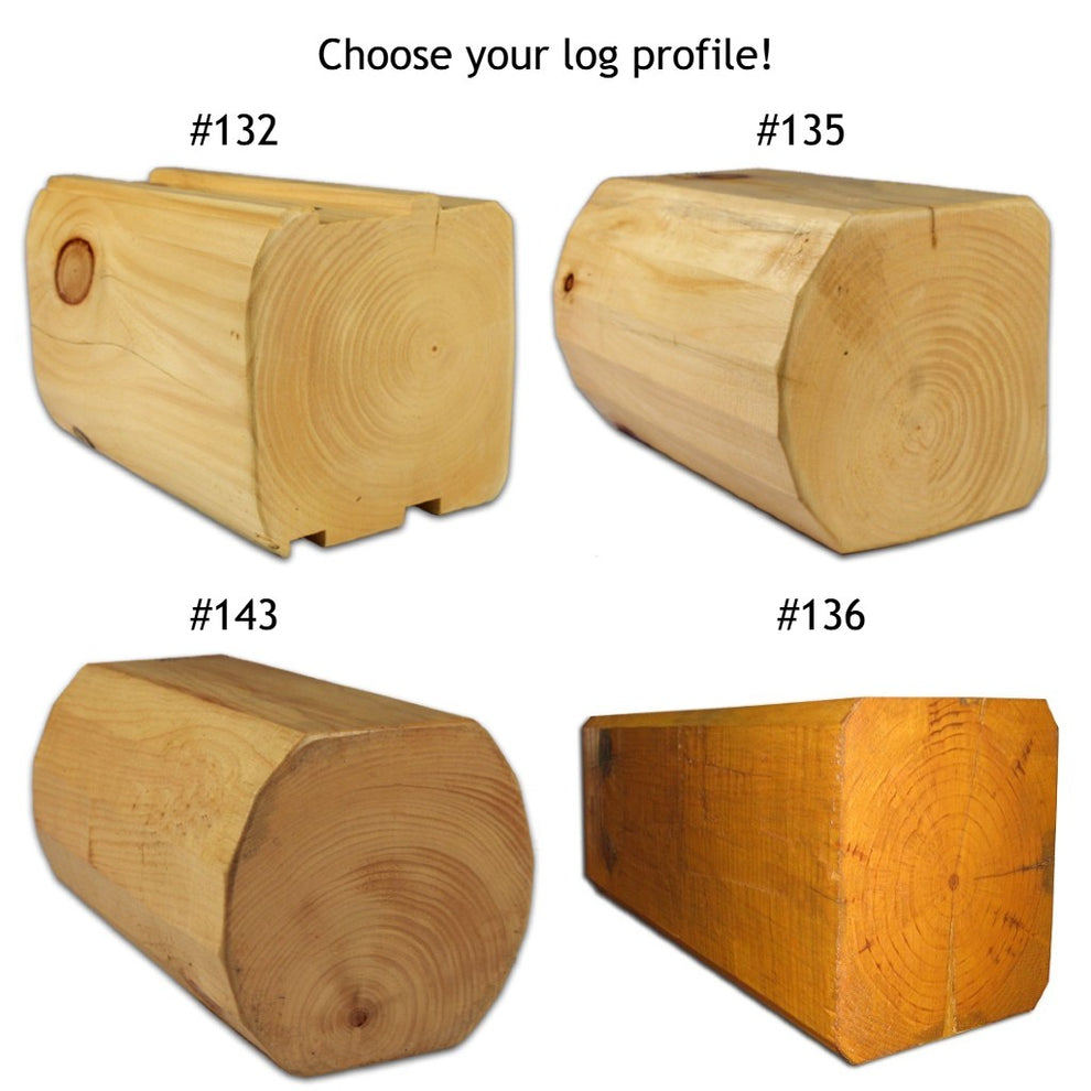 3Bedroom Log Cabin Kit 24x42 (Kit F) Log Home Mart